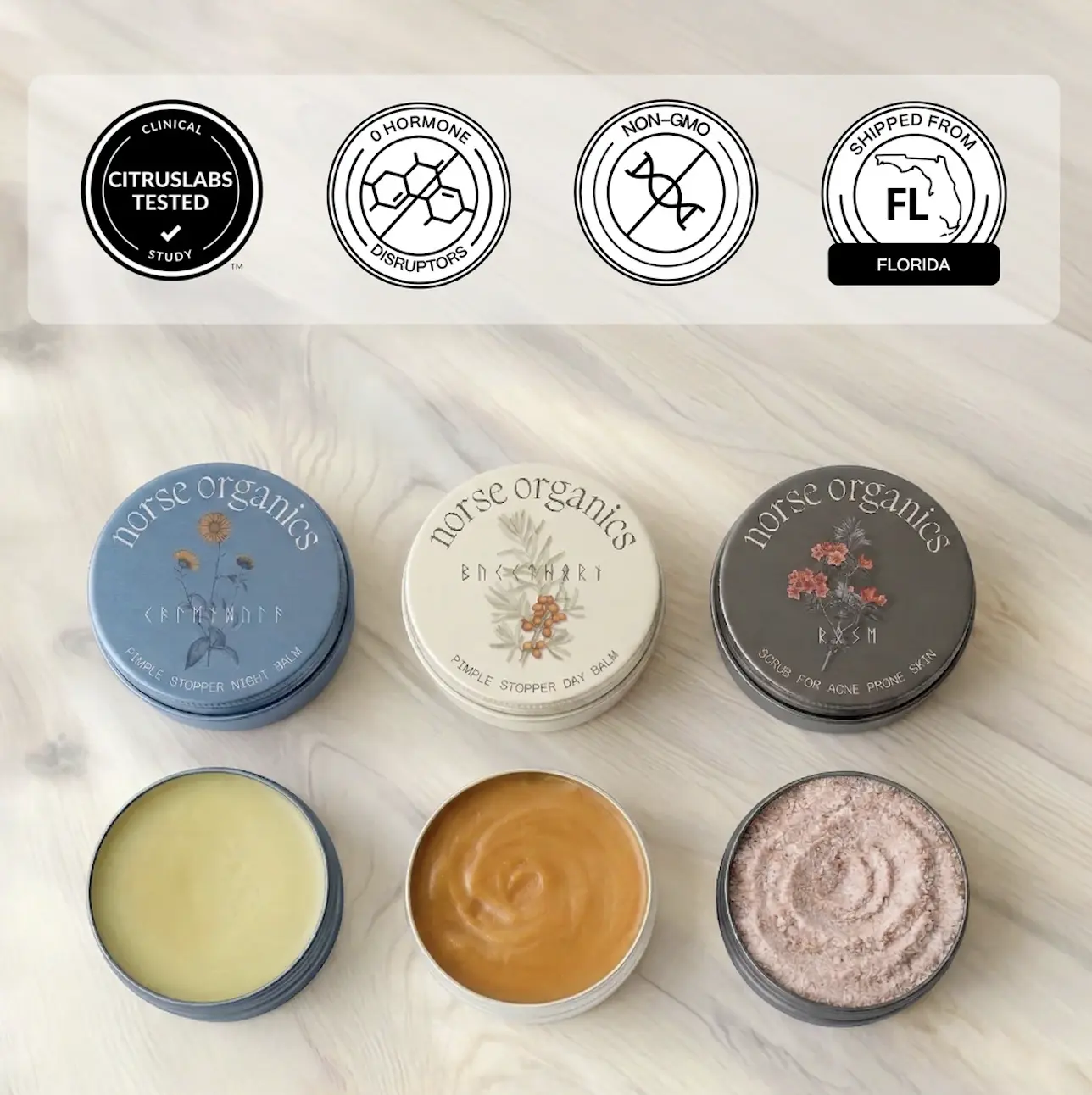 Norse Kill Acne & Redness Ritual – 3-Step Acne-Fighting System for Clear Skin Acne Cleansing Reactive Skin Solutions