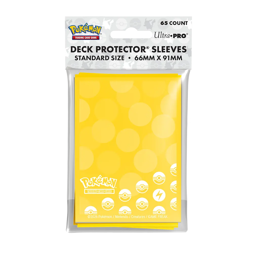Energy - Lightning Type 65ct DECK PROTECTOR® Sleeves for Pokémon Energy - Lightning Type 65ct DECK PROTECTOR® Sleeves for Pokémon