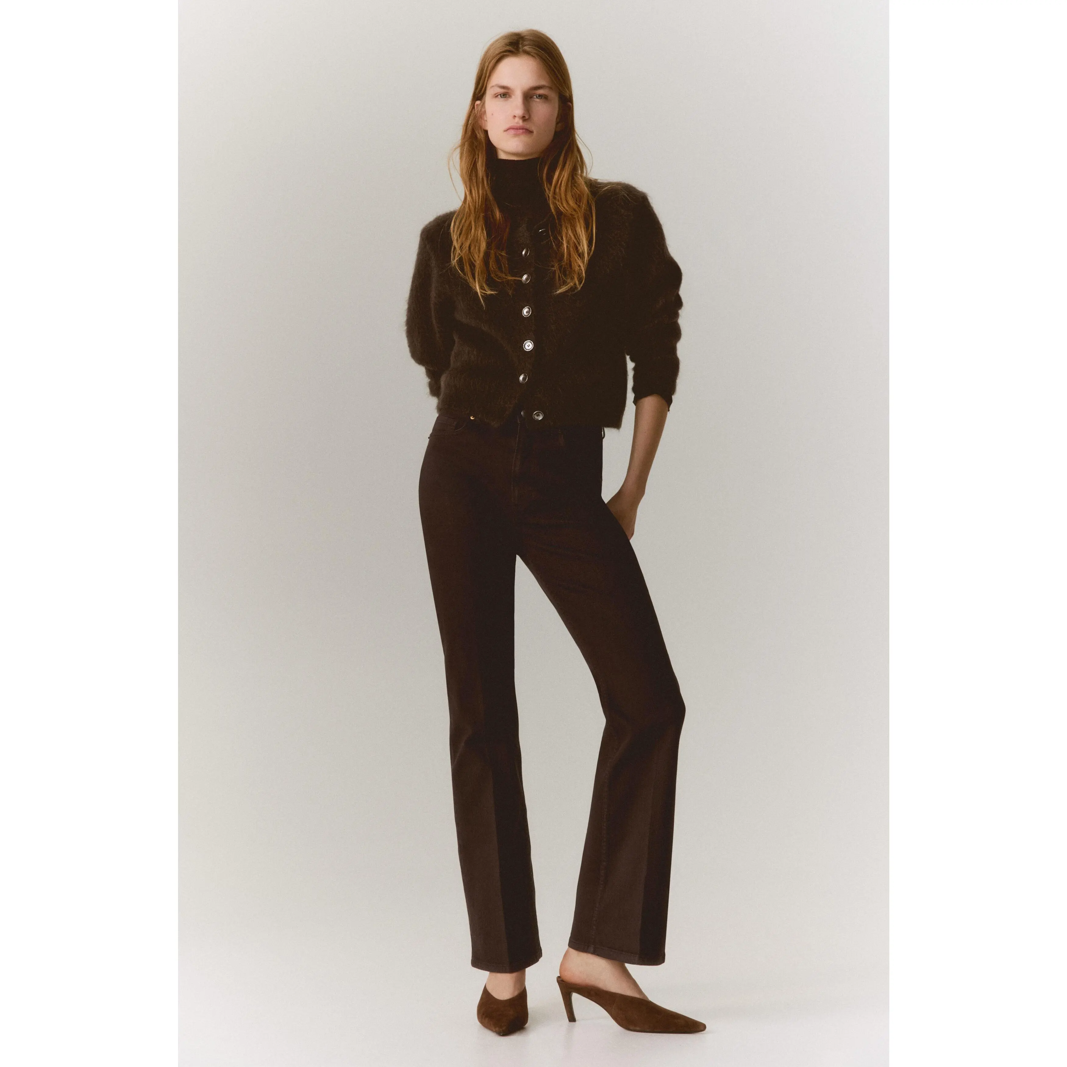 H&M Bootcut High Jeans