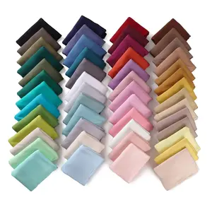 Soft Touch Solid Color Jersey Hijabs - 56colors，175*55cm,Available in Multiple Colors (MH025) head scarf cover yns casual trendy long scarf wrap scarve scarf one piece