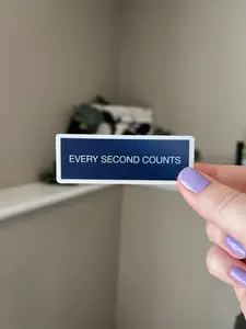 Every Second Counters Carmy Yes Chef Waterproof Vinyl Sticker