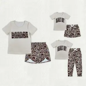 Mummy and Me Matching Clothes Adult Women Summer Outfit Mama Camo Shorts Set Mother's Day Gift Mamas Boy Outfit