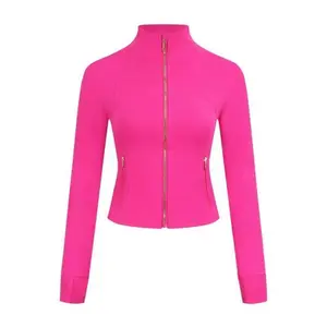 Tailored cut jacket with yoga stand up collar, slim fit, quick drying, sporty and lightweight designRAIMENTRY