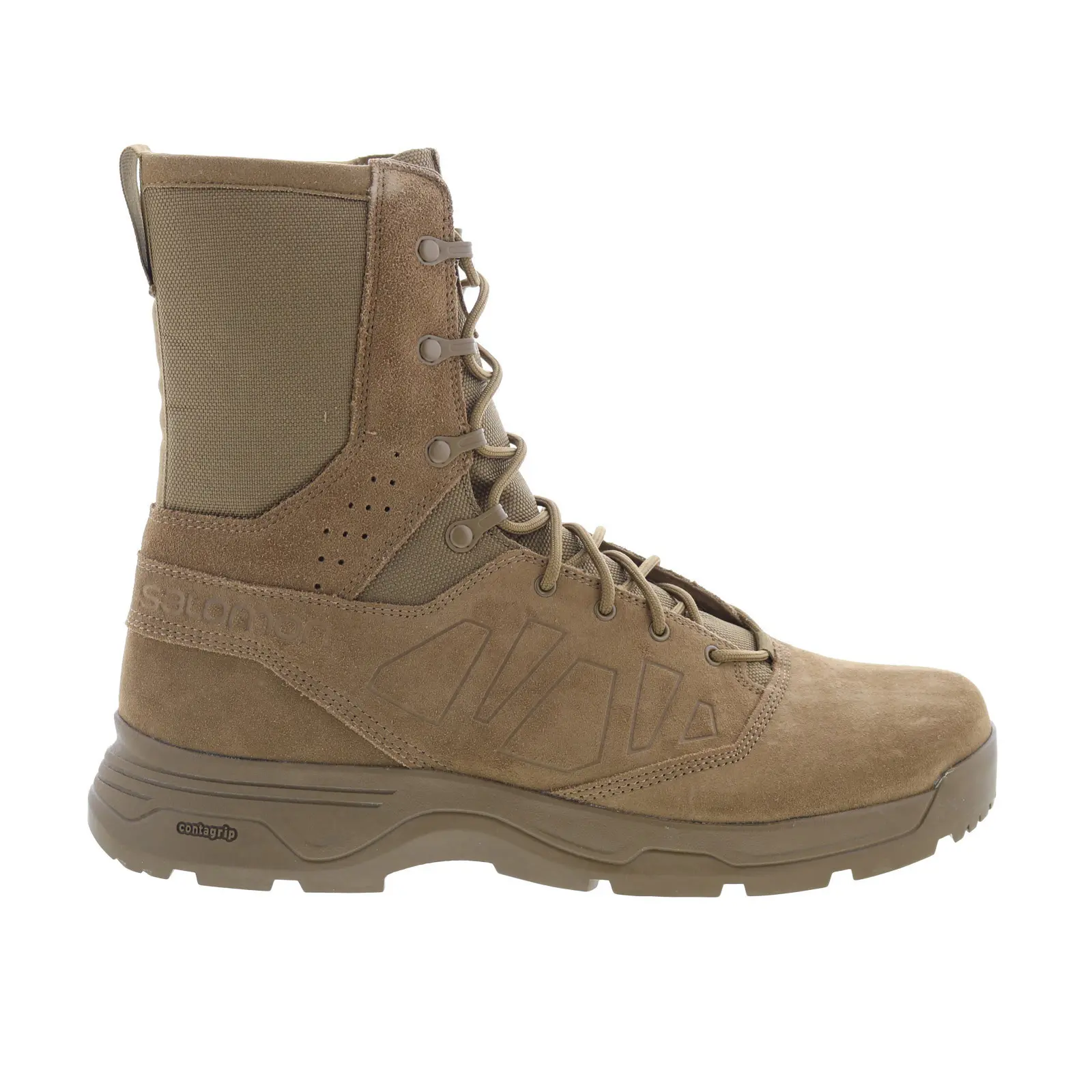 Salomon Guardian 400358 Mens Brown Suede Lace Up Tactical Boots
