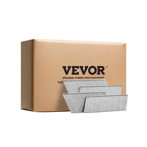VEVOR 16 Gauge Finish Nails, Summervibes,Summervibes, 20-Degree Angled Finishing Nails, 2000-Count (2-1/2 in, 2 in, 1-1/2 in, 1-1/4 in, 500 Per Size) Finishing Nail, Galvanized Brad Nail, for 16GA 20° Angled Finish Nailers