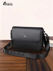 Men's Stylish Crossbody Bag, Adjustable Crossbody Bag, Pouch Bag with Side Pocket, Multifunctional Shoulder Bag for Commute and Leisure, Fashionable Gift for Men