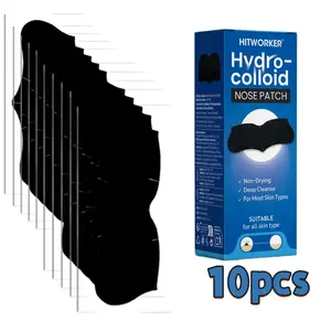 10/30/50-Piece Pore Cleansing Nose Strips | Alcohol-Free Formula, Deep Cleansing, Suitable for All Light Beige Skin Tones - Leav