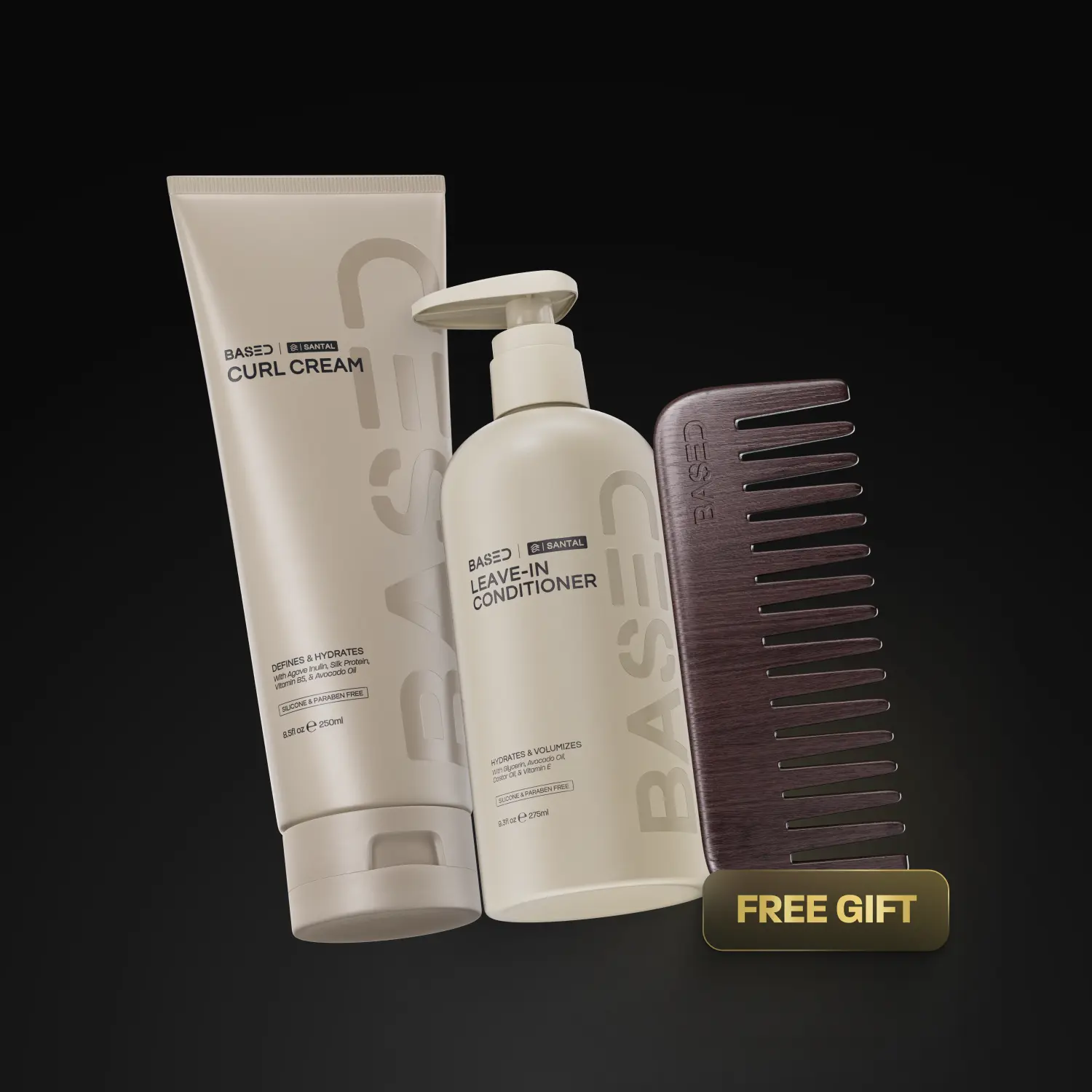 BASED Curly Duo | Curl Cream + Leave-In Conditioner BASED Curly Duo | Curl Cream + Leave-In Conditioner