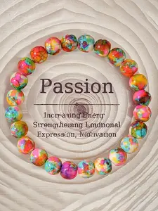 Boho Style Colorful Beaded Bracelet, Handmade Y2K Inspired Jewelry for Women & Men, Perfect for Beach Vacation & Casual Wear, Stackable Bracelets