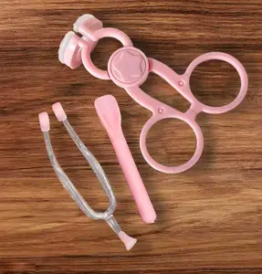 Daily Contact Lens Insertion & Removal Tool with Pink and White Components for Easy Use Applicator and Removal Device