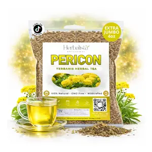 Herbalista - Pericón Herbal Tea (Mexican Marigold / Yerbanís) – Premium Loose Leaf Botanical Infusion – 4 oz (113 g) – 100% All Natural, Vegan, Raw, Caffeine-Free – Traditional Mexican Herbal Tea