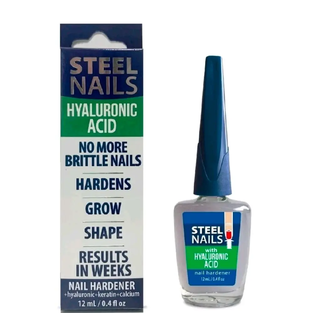 Uñas De Acero. Steel Nails Hardener with Hyaluronic Acid 0.4oz Base Coat sohochic Uñas De Acero. Steel Nails Hardener with Hyaluronic Acid 0.4oz Base Coat sohochic