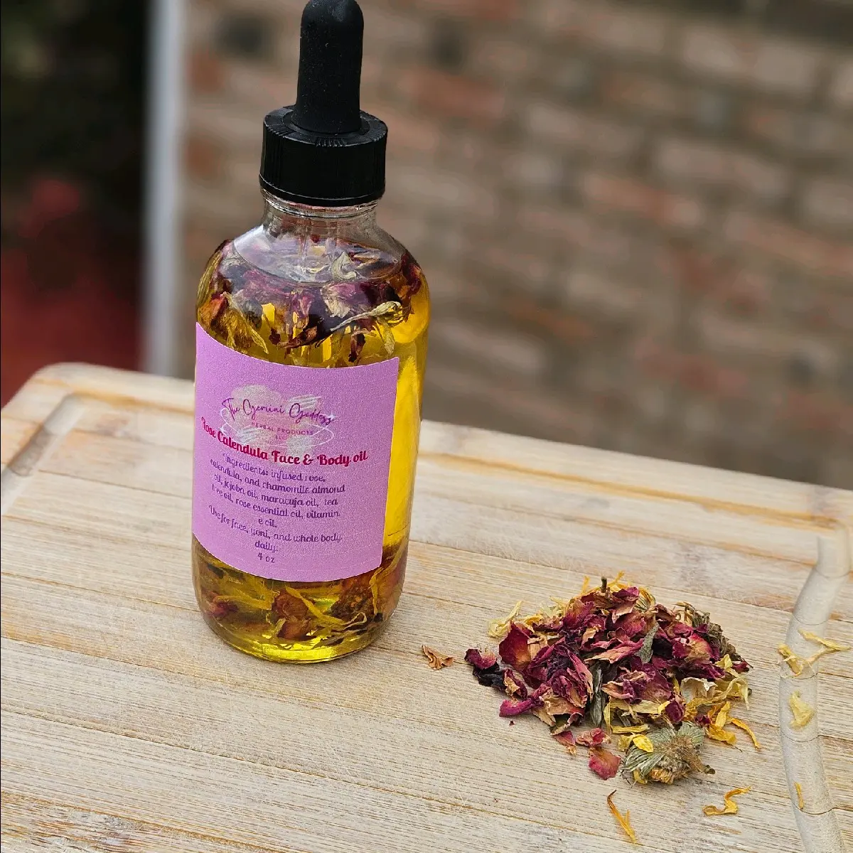 Rose Calendula Face and Body Oil Moisturizing