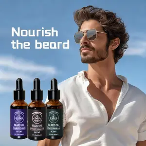 Spiced Vanilla Beard Oil for Men - Natural Mens Beard Oil with Argan and Jojoba Oil - Beard Softener, Strengthens and Moisturizes Hair Care Comfort