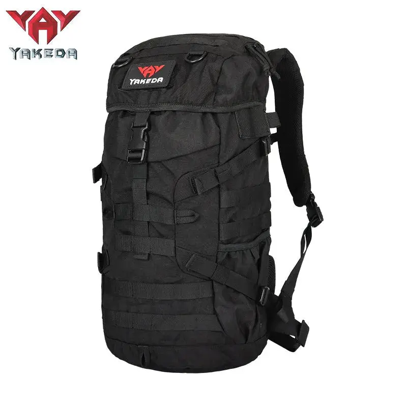 YAKEDA Tactical MOLLE Rucksack for Men, Durable Camouflage Daypack for Hiking, Multifunctional Travel Backpack for Adults, Rucksack Bag, Durable Molle Backpack, Outdoor Hiking Backpack