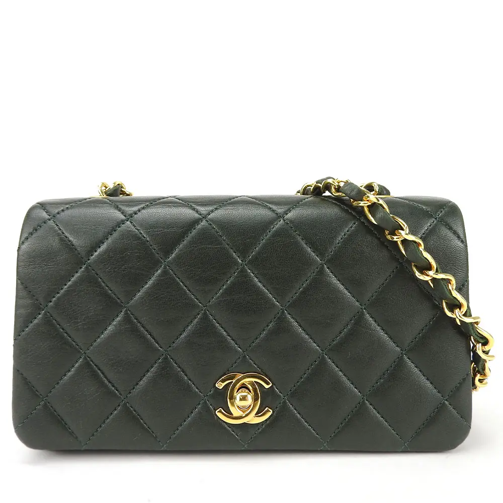 Pre-owned CHANEL Lambskin Shoulder Bags Mini Matelasse Shoulder Bag