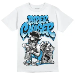 DopeSkill Graphic Tees Military Blue 4s Streetwear Unisex Cool T-Shirt Sneaker Colour Matching Paper Chaser Boy Graphic