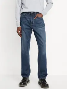 Old Navy Men's Structured Straight Non-Stretch Jeans