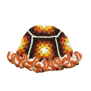 Made By Timari - AUTUMN Crochet Bucket Ruffle Hat