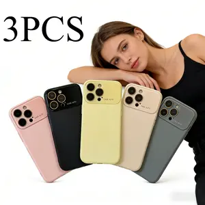 3Pcs becomes iPhone17 series, large window imitation liquid Case Phone Case Wholesale Fit iPhone 17 16 15 14 13 12 PRO PROMAX