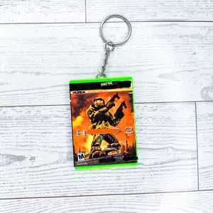 Mini retro Game Case Keychain Inspired  | Magnetic Opening Case with Mini Disc