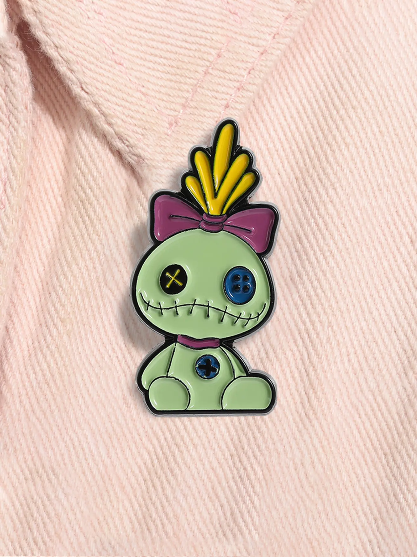 Lilo&Stitch Animated Movies Enamel Pin Cute Character Pin Scrump Anime Characters Metal Brooch Alloy Brooch Pin Lapel Backpack Badge Fashion Jewelry Accessories Gift for Kids Friends Enamel Lapel Pins