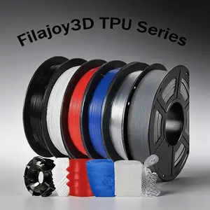 Filajoy3d Multicolor Flexible Tpu Filament Set, 1.75mm 250g X 6 Rolls Total 1.5kg, High-Speed Printing, Kids Toys & Creative Model Materials Pack