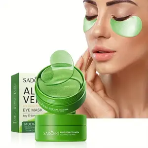 60pcs Aloe Vera Collagen Eye Mask Patches, Deep Hydration, Moisturizing Firming, Low Sensitivity Gel Formula, Skin Care Essentials, Skin Care Product