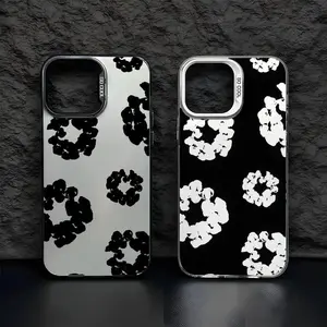 SE Luxury D-Denim T-Tears Phone Case For iPhone 17 16 15 14 13 12 11 mini Pro Max X 8 7 Plus Anti Fall Matte Back Cover