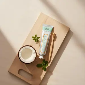 Dr. Ginger's Cocomint Oil Pulling Toothpaste with Organic Coconut Oil & Xylitol - 4 oz Whitening, Remineralizing, & Sensitive Teeth Care