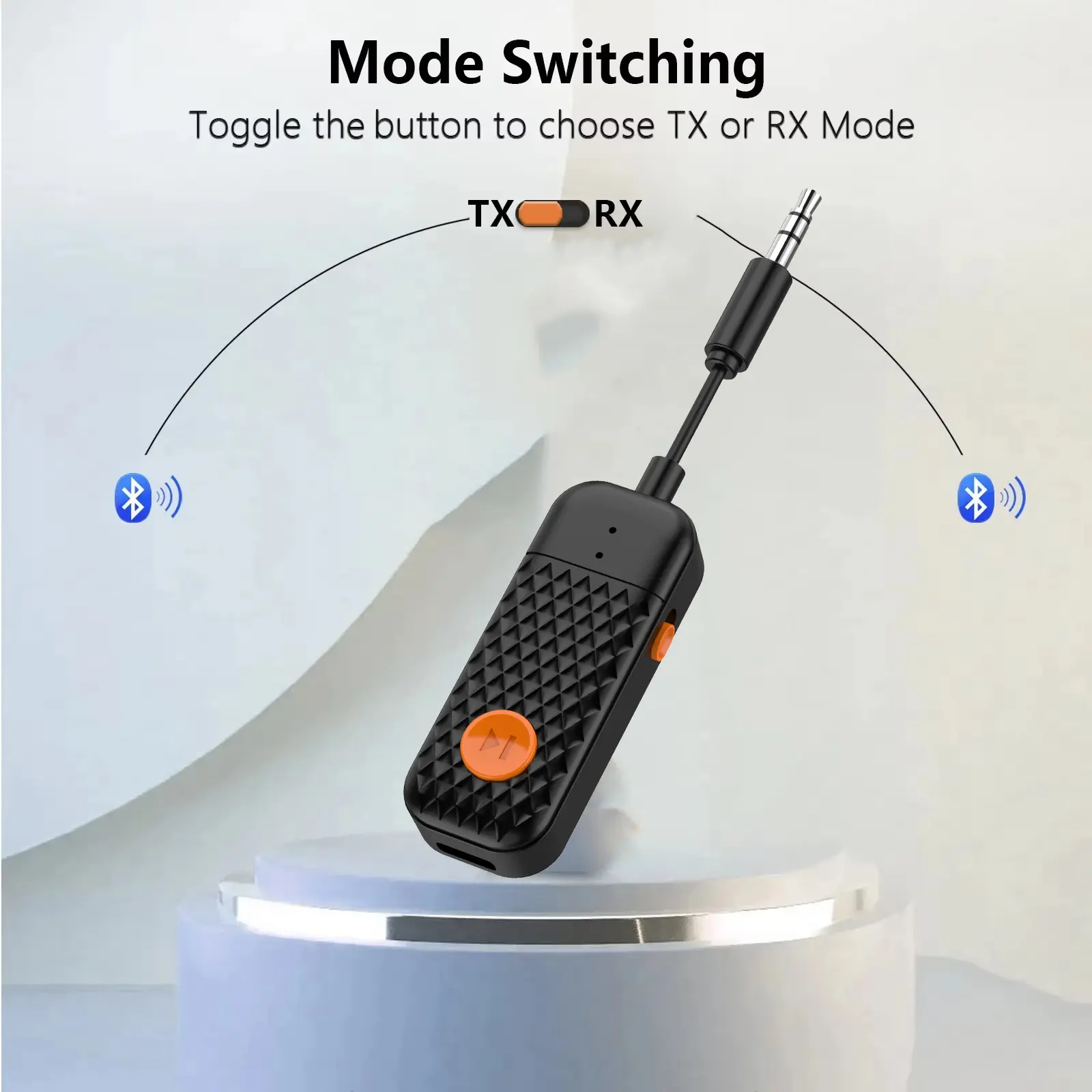 Bluetooth 5.4 TX/RX Audio Transmitter Receiver, 3.5mm Hifi Stereo Music Adapter for Headphones, TVs, Cars, Airplanes, Daily Use & Travel Gifts