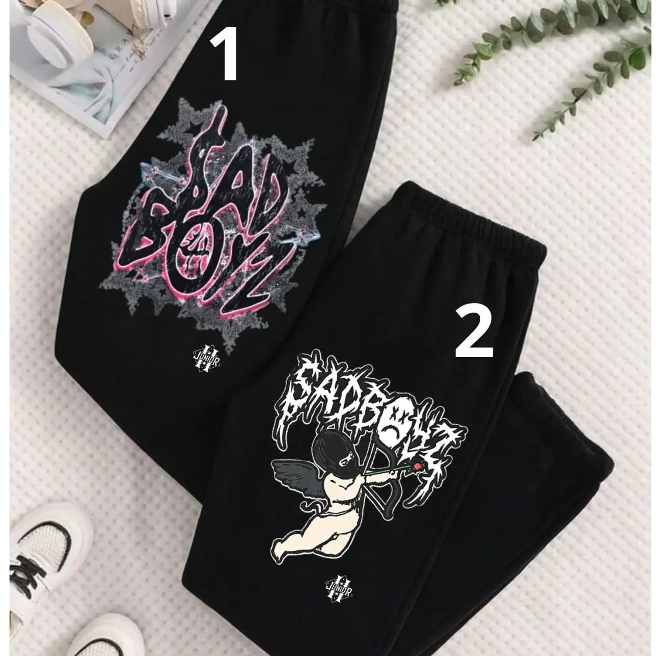 Trending Junior Sad Boyz Unisex Sweats, Sad Boyz 4 Life Baggy Sweatpants, Juni0r H Mexico Pants, Hip Hop Clothing, Music Gift For Fans, USA Made 4