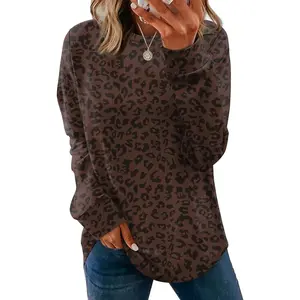 OFEEFAN  Sweatshirt for Women Crewneck Long Sleeve Shirts Curved Hem Lightweight Sweaters Fall Clothes 2026