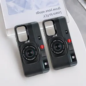 Retro camera pattern Phone Case Protective Suitable for Samsung Galaxy A37 A57 A17 A07 A56 A26 A36 A55 A35 A06 A16 A05 A14 A24 A34 A54 A15 A05s A04e A03s A25 A23 A33 A53 A73 A13 A32 A22 A72 A52 4G 5G Anti Fall Protection Matte Back Cover
