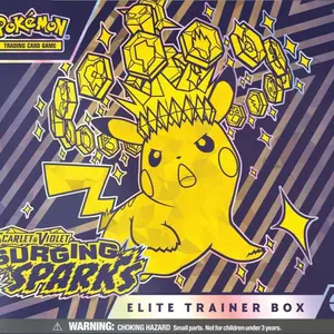 Surging Sparks Elite Trainer Box - SV08: Surging Sparks (SV08) - Live Rip or Sealed