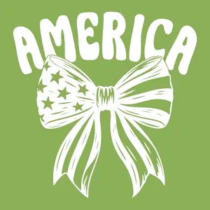 Patriotic Bow Reusable Stencil Only | Magnolia Design Co. | Beginner Crafters | Silkscreen Stencil