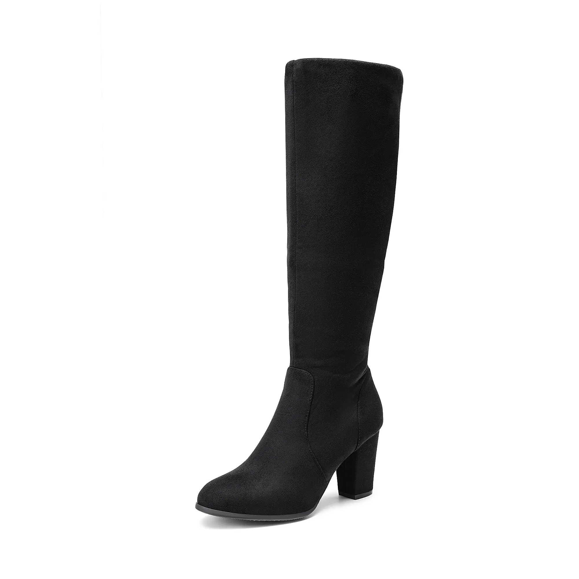 Dream Pairs Women's Stylish Soft Pointed-Toe Chunky-Heel Knee-High Boots, Women's Fashion Shoe & Footwear Dream Pairs Women's Stylish Soft Pointed-Toe Chunky-Heel Knee-High Boots, Women's Fashion Shoe & Footwear