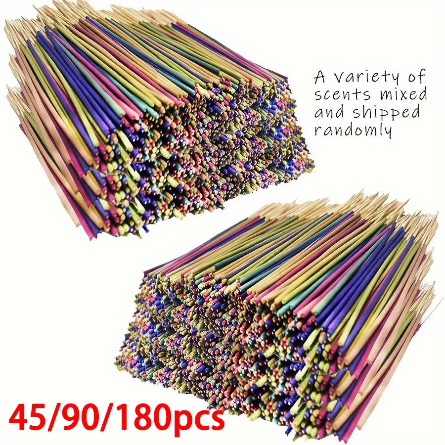 AromaBliss Multi-Scent Aromatherapy Sticks, Aromatherapy Diffuser Sticks - Long-Lasting, Air-Purifying Home Fragrance with Soothing Lavender, Uplifting Rose Scents - Perfect Christmas Gift Idea, Bulk Options Available: 45/90/180pcs