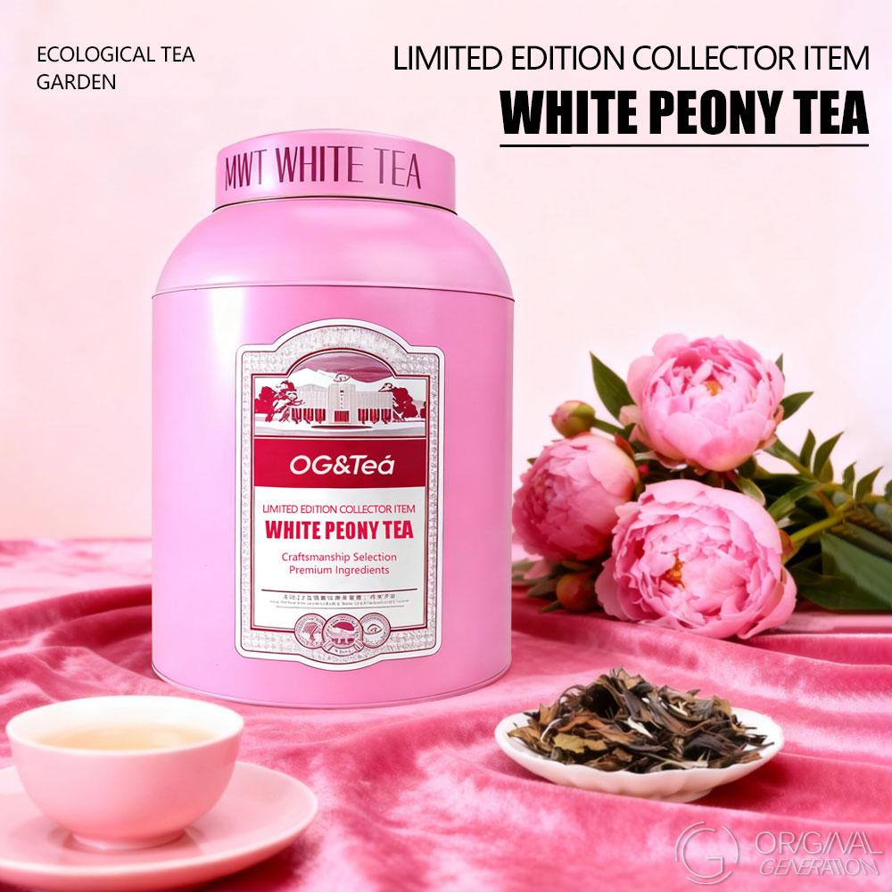 Limited Edition Collector Item (1500g) White Peony Tea in Pink Tin Largest Tea Company And Oldest Tea Company