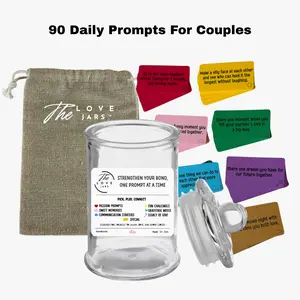 The Love Jar - Intentional Connection for Real-Life Relationships with 90 Daily Prompts for Couples Strengthen Emotional Bond