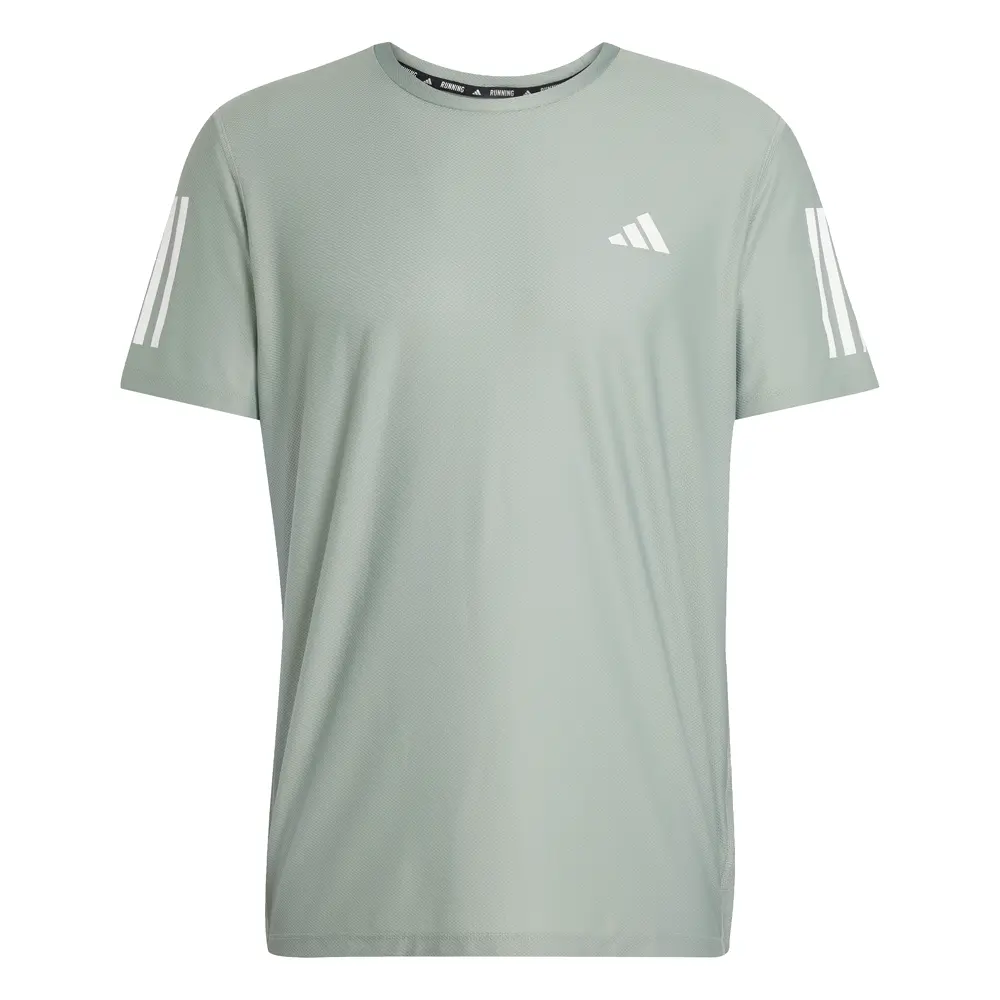 adidas Mens Own The Run Casual Tops Casual - Green