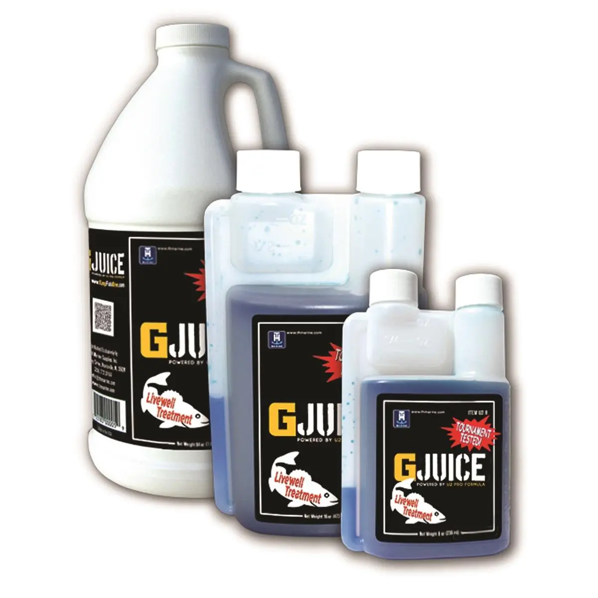 T-H Marine Supplies U216-FW 16 oz G-Juice Freshwater Livewell Treatment - Full-Functional Water Conditioner for Kayak Sports, Fish Transporting, Minnow Bucket, Saltwater Use, 15+ Years of Research Backed, Single Phase, Full Function, 16 Oz Cup, Developed