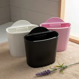 Wall-Mounted Hair Catcher with Strong Adhesive, No-Drill Bathroom Wall Mount, Long-Lasting Hair Collection, Anti-Clogging Design, Bathroom Accessories