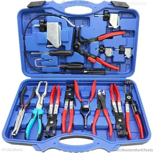 Comprehensive Hose Clamp Pliers Set - Includes Electrical Disconnect Tools for Automotive Coolant, Radiator, Heater, and Water Line MaintenanceCCMasterMarkToolsFFSummitSupply7ABahsyxl shop3
