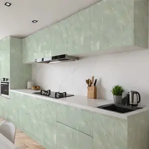 Roll 1[23.62*393.70IN] marble sticker, marble pattern wallpaper, self-adhesive strippable stickers for kitchen countertop cabinet furniture, waterproof stickers, decorative marble stickers, oil-proof stickers, a variety of scenarios available