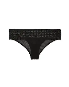 Nymphadora Cheeky Black Panty