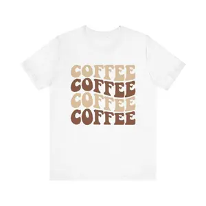 Men's coffee lover Graphic T-Shirt - Short Sleeve Crew Neck Regular Fit Casual Wear | Soft & Breathable Fabric, Durable Print, Everyday Comfort, Machine Washable, retro typography casual wear, coffee culture