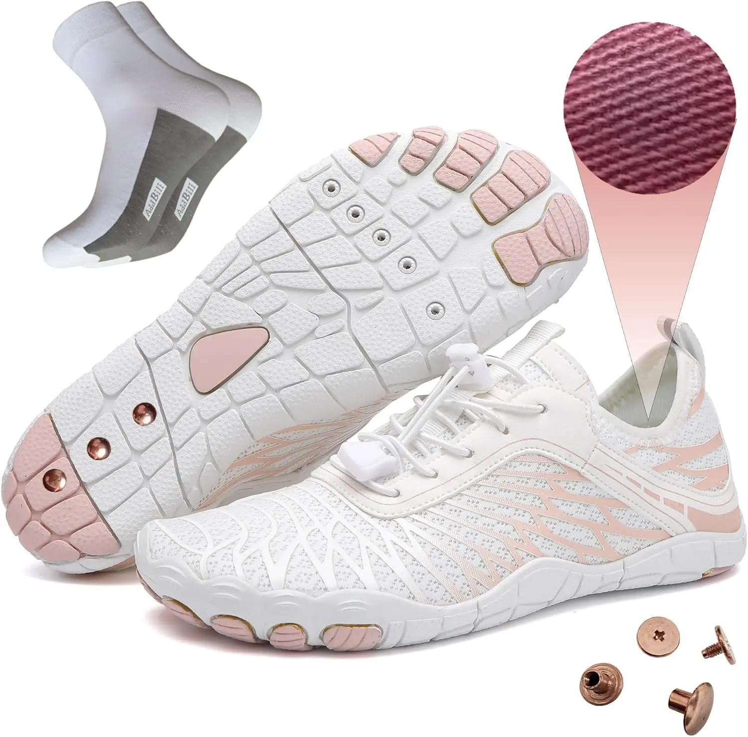 Barefoot Shoes with Copper for Effective Full-Chain Grounding