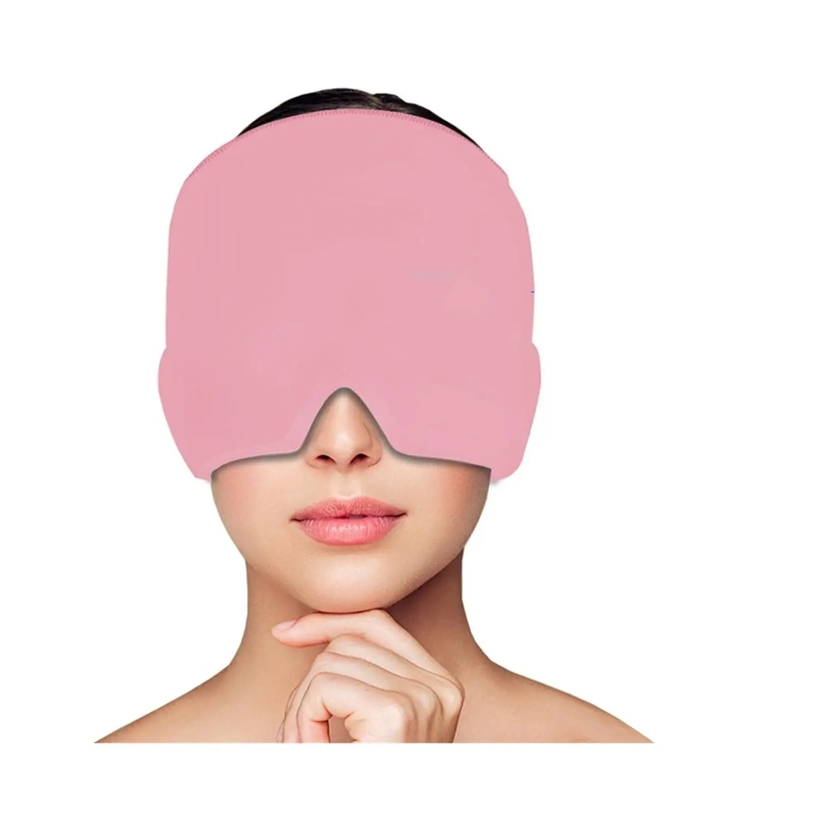 Adjustable Freeze-Warm Gel Migraine Relief Cap - Reusable Cold Compression Gel Wrap, Sleeping Mask for Headache, Sinus Pressure, Universal-Fit Unisex Adult Head Care Home & Gift (Home Supplies, Festive & Party Supplies, Party Bags & Gifts)
