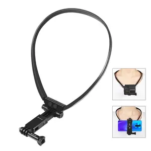 PULUZ Lazy Adjustable Neck Bracket for GoPro Action Camera Smartphones Travel Gadgets
